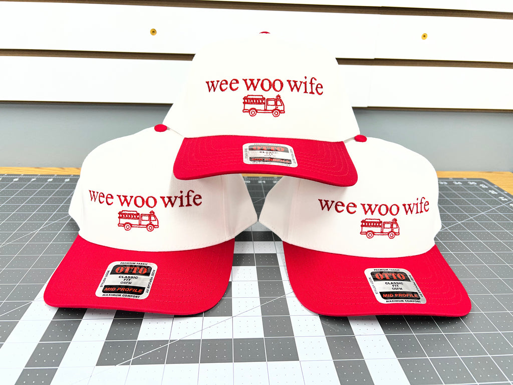 wee woo wife hat