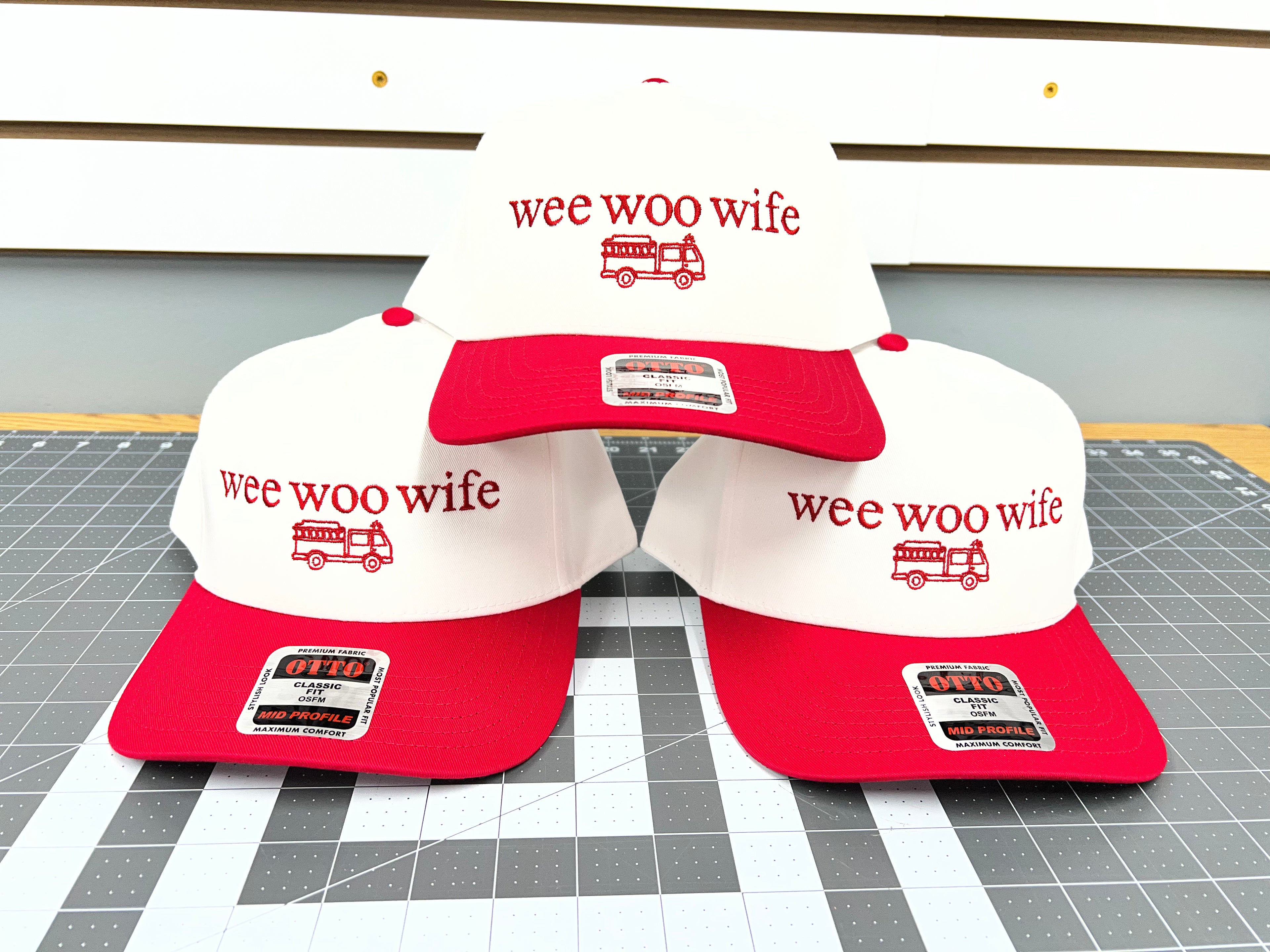 wee woo wife hat