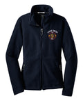 Woman's Zip up Fleece Navy L217