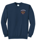 Crewneck Sweatshirt Embroidered Navy PC78