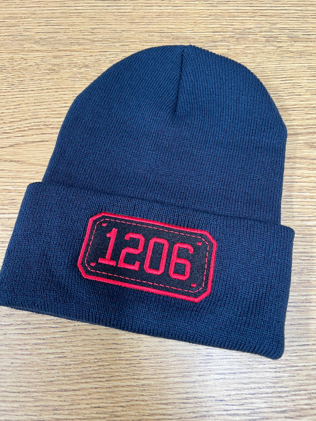 Passport Embroidered Beanie Hat