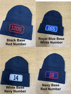 Passport Embroidered Beanie Hat