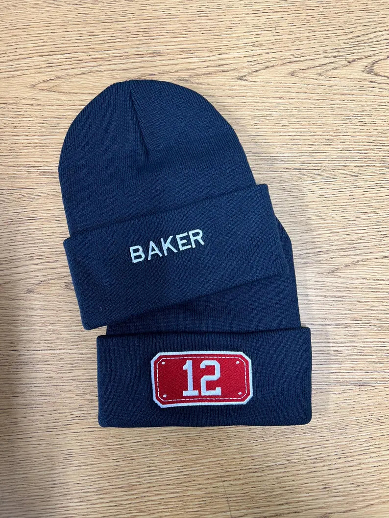 Passport Embroidered Beanie Hat