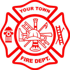 Personalized Firefighter Decal