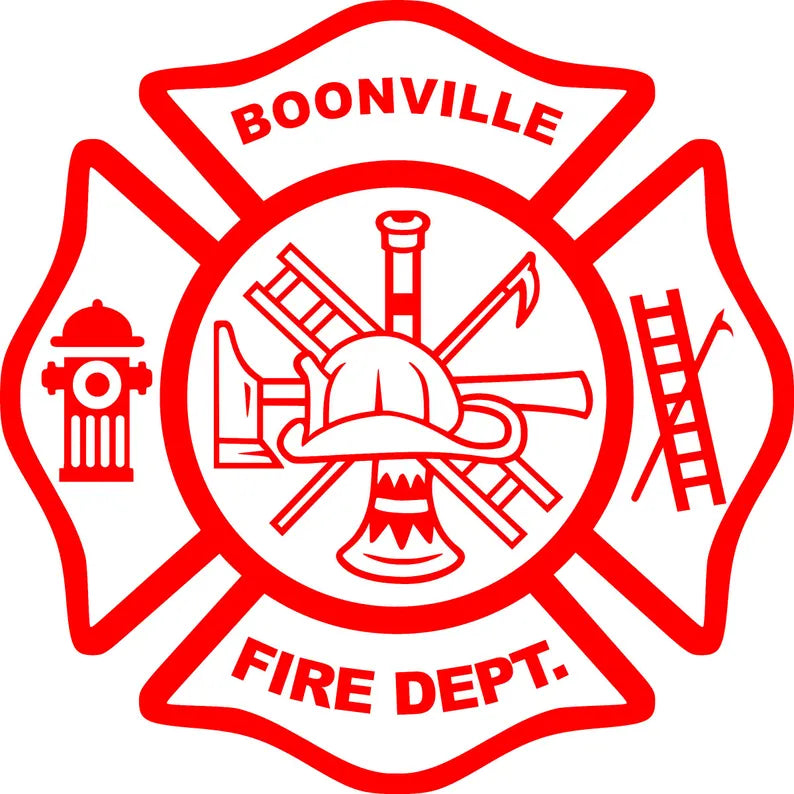 Personalized Firefighter Decal