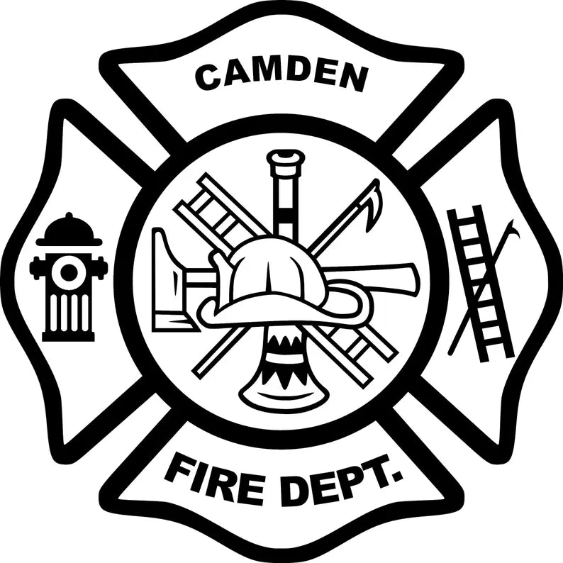 Personalized Firefighter Decal