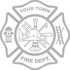 Personalized Firefighter Decal