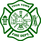Personalized Firefighter Decal