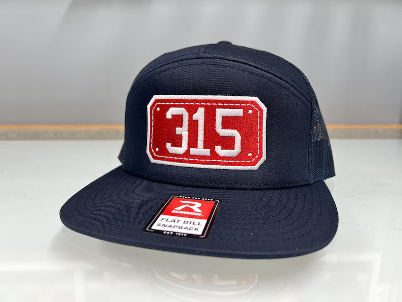 Passport Embroidered Ball Cap on Richardson 7 Panel