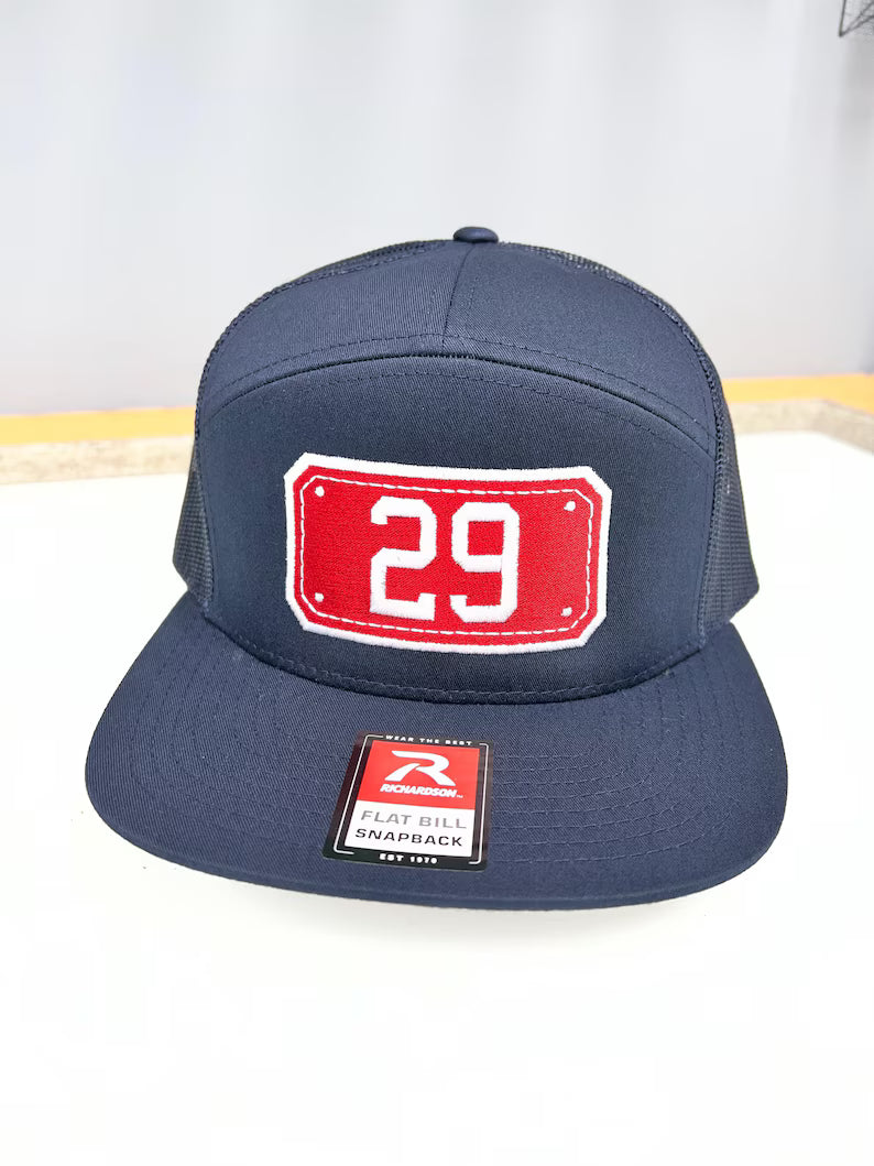 Passport Embroidered Ball Cap on Richardson 7 Panel