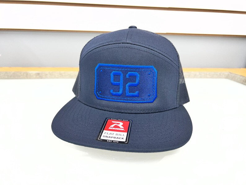 Passport Embroidered Ball Cap on Richardson 7 Panel